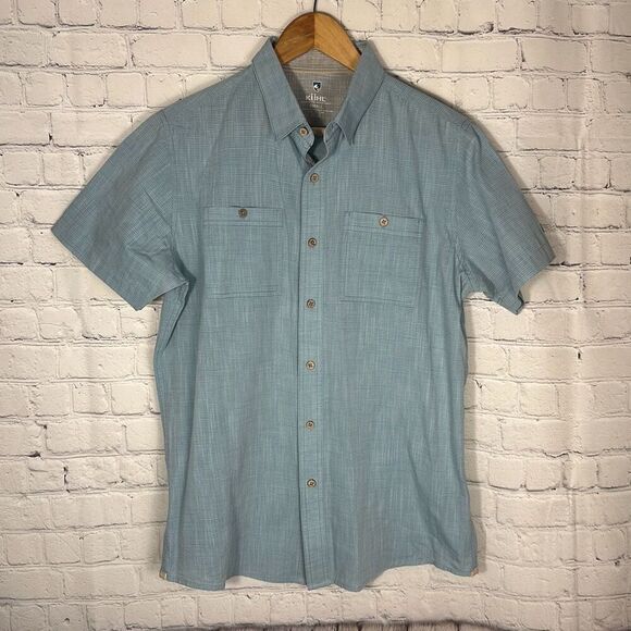 Kuhl Karib Stripe Button Down Shirt Mens S Small Outdoor Hiking style 7460 - Picture 1 of 11